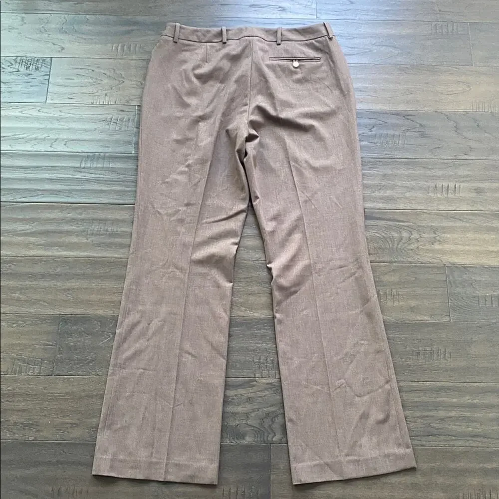 Calvin Klein Modern Fit Tan Trousers Womens Sz 10